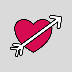 heart  icon design , vector illustration