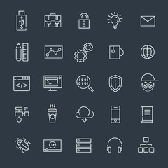 Code, programming icon