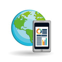 Security system icon over white background, vector illustration