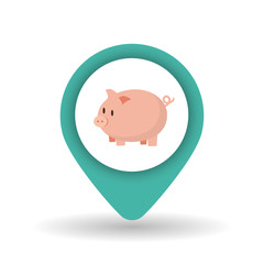 money  icon over white background, vector illustration