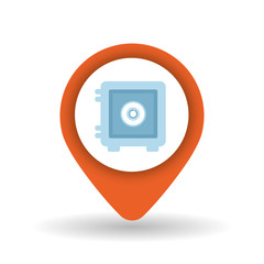 money  icon over white background, vector illustration