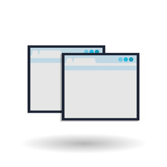 Graphic design of site, vector illustration