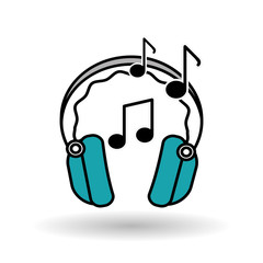 Graphic design of music , vector illustration