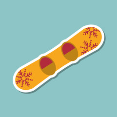 snowboard sport design, vector illustration
