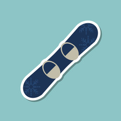 snowboard sport design, vector illustration
