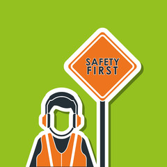 Industry security supplies  design, vector illustration