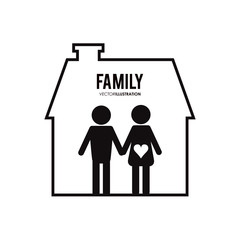 Graphic of Family design , vector illustration
