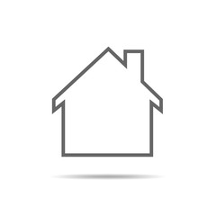 Home icon - vector illustration