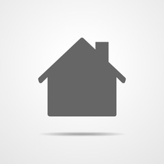 Home icon - vector illustration