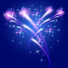 Salute and firework