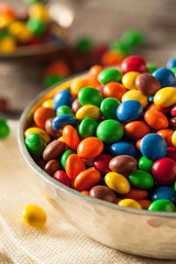 Rainbow Colorful Candy Coated Chocolate