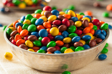 Rainbow Colorful Candy Coated Chocolate