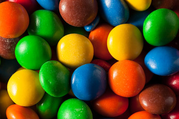 Rainbow Colorful Candy Coated Chocolate