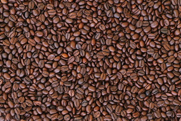 Seamless coffee beans background