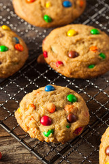 Homemade Candy Coated Chocolate Chip Cookies