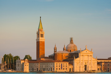 Fototapeta na wymiar San Giorgio Maggiore im Abendlicht, Venedig