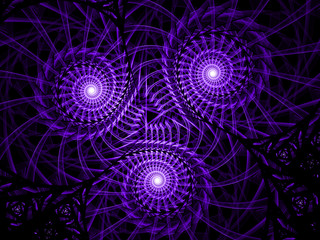 Abstract wallpaper. Abstract fractal. Fractal art background for creative design. Decoration for wallpaper desktop, poster, cover booklet, card. Psychedelic. Print for clothes, t-shirt.