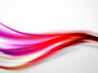 Fototapeta premium Jasna fala kolorów z efektami rozmycia i jarzenia