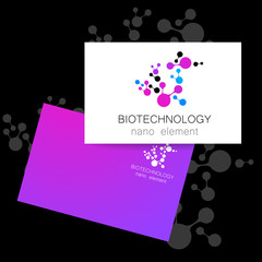 biotechnology nano logo