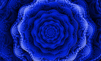 Abstract wallpaper. Abstract fractal. Fractal art background for creative design. Decoration for wallpaper desktop, poster, cover booklet, card. Psychedelic. Print for clothes, t-shirt.