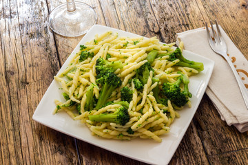 Trofie with broccoli