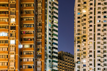 Fototapeta na wymiar High rise apartment buildings in Shanghai