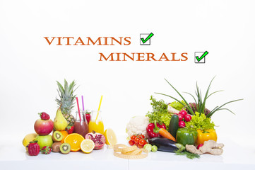 vitamins and minerals in food