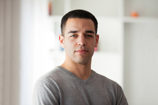 Young latin American man portrait