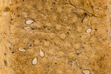 Bread macro texture background