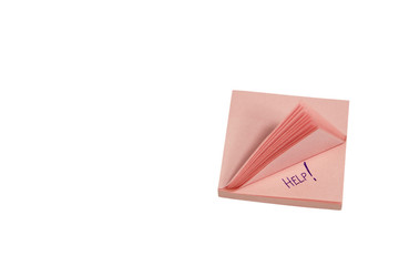 Mobbing Post it HELP Decuple