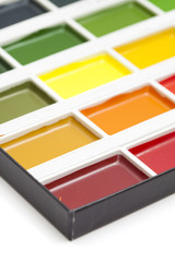 watercolor paints set