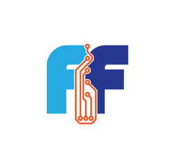 ff logotype simple tech