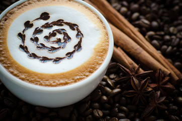 latte art coffee