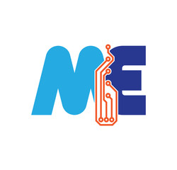 me logotype simple tech