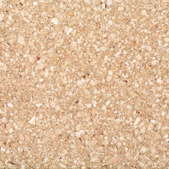Natural cork texture closeup background for text copy space. Square crop of brown cork bulletin board pattern, for writing copyspace ad for education or written business advertisement concept.