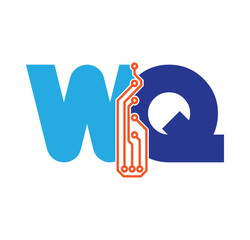 wq logotype simple tech