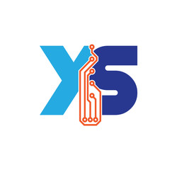YS logotype simple tech