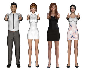 Obraz premium Business People