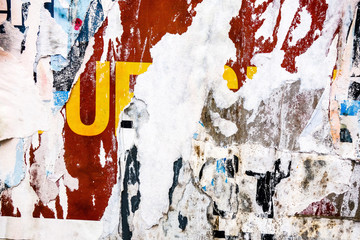 Old posters grunge textures and backgrounds