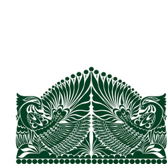 vector russian ornament.   folklore ornament withe bird