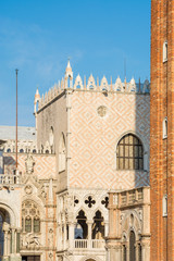 Fototapeta na wymiar Dogenpalast in Venedig, Norditalien
