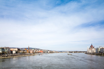 Obraz premium building of Parliament in Budapest, Hungary, Europe