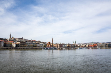 view of historic architectural in Budapest, Hungary, Europe