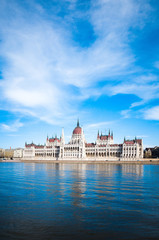 Fototapeta na wymiar building of Parliament in Budapest, Hungary, Europe