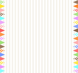 フラッグ　ストライプ背景