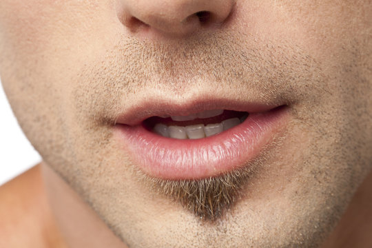male lips