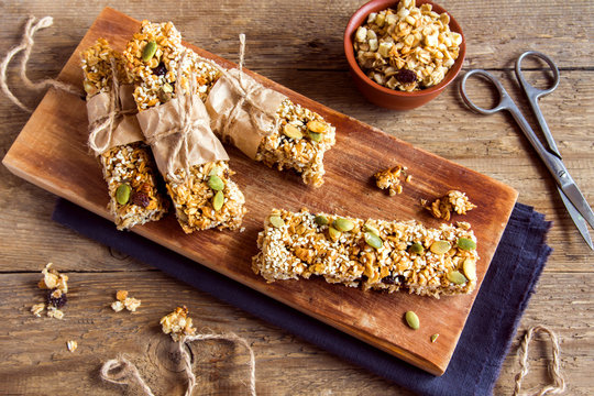 homemade granola bars