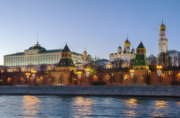 Fototapeta premium View of the Moscow Kremlin,Russia