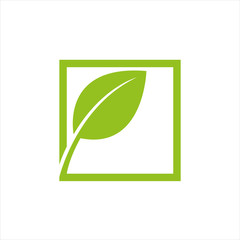leaf square logo