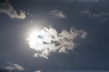 Obraz premium clouds closing the sun